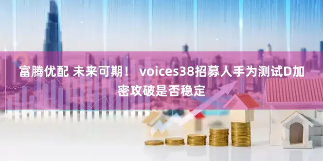富腾优配 未来可期！ voices38招募人手为测试D加密攻破是否稳定